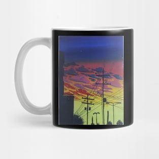 night life painting Mug